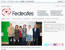 Tablet Screenshot of fedeafes.org